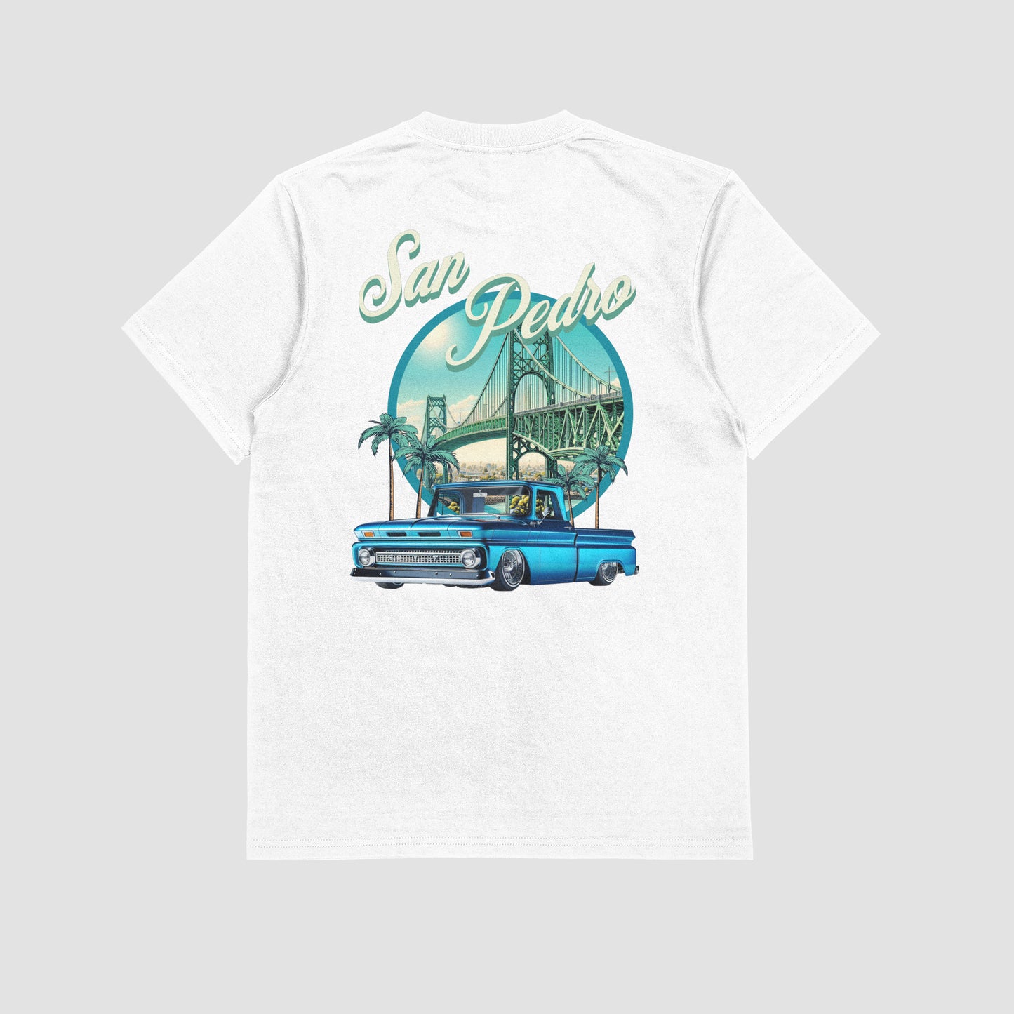 San Pedro Lowrider T-Shirt, Custom Design