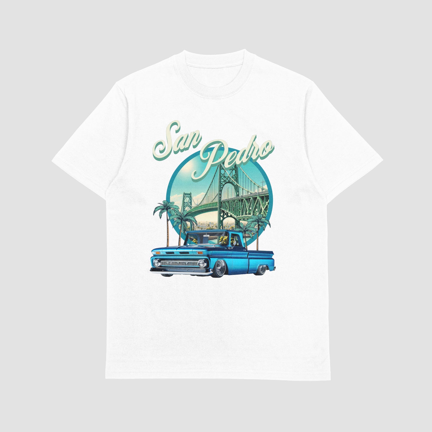 San Pedro Lowrider T-Shirt, Custom Design