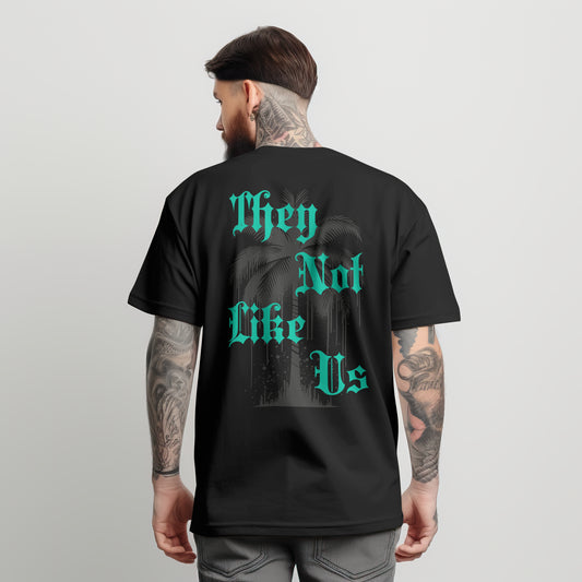 Custom They Not Like Us Cotton T-Shirt, Custom, LA Design